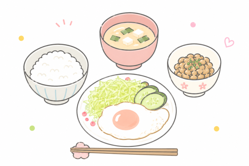 朝ごはんイラスト