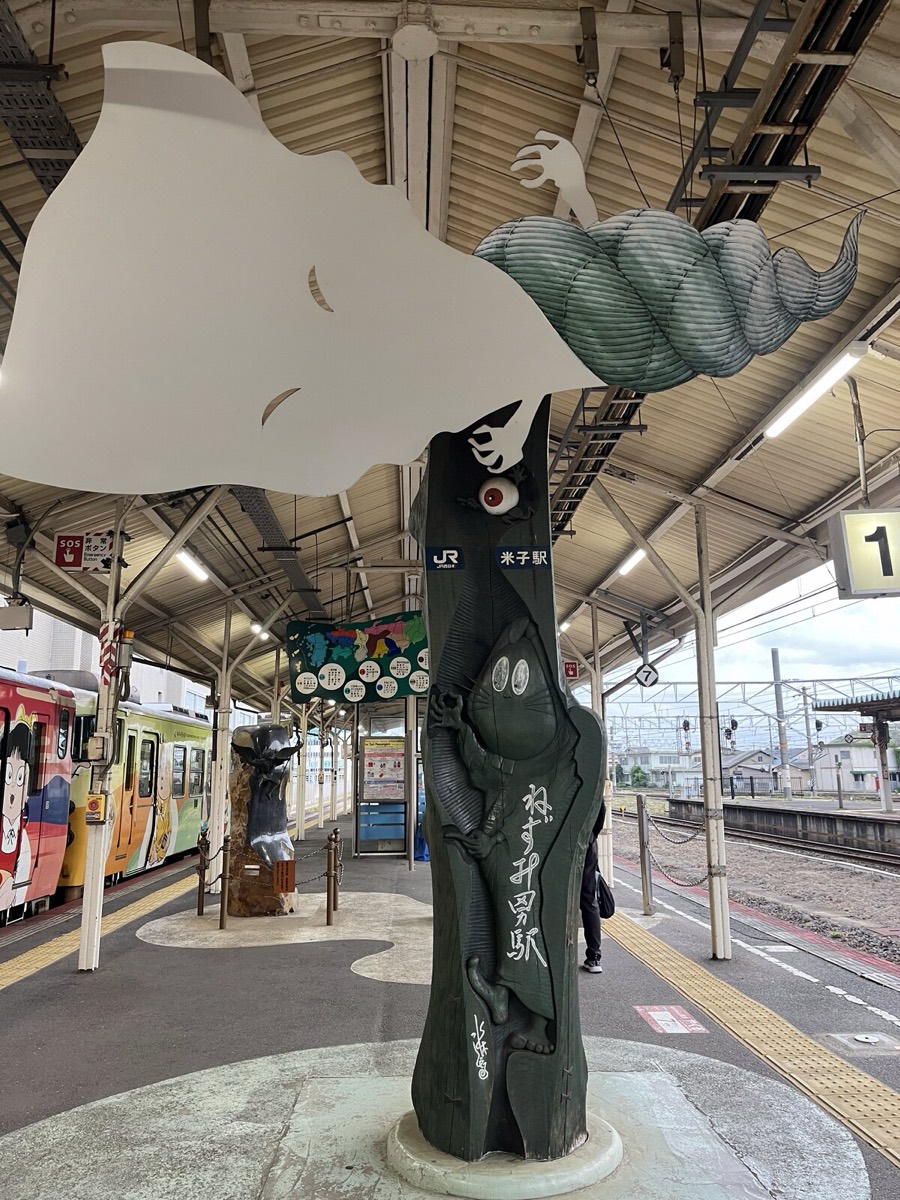 ぬり壁のオブジェ